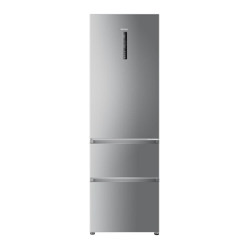 HAIER A3FE635CGJE - Koel-vriescombi - 190cm A+ NoFrost Superkoelen - Zilver