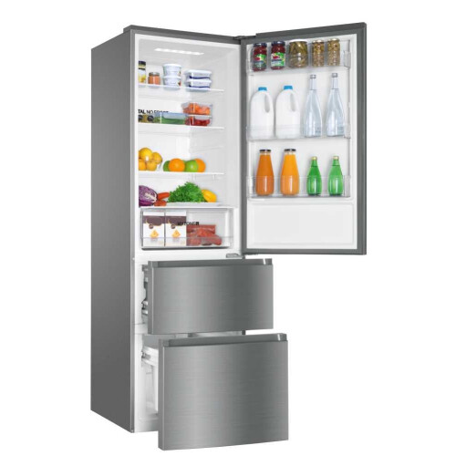 Haier Afe635chj - Koelvriescombinatie - 190.5 Cm - 330l - No Frost - Zilver | Nieuw (outlet)