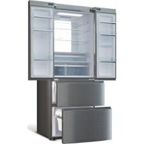 Haier B3fe742cmjw - Amerikaanse Koelkast - 190.5 Cm - 458l - No Frost - Zilver | Nieuw (outlet)