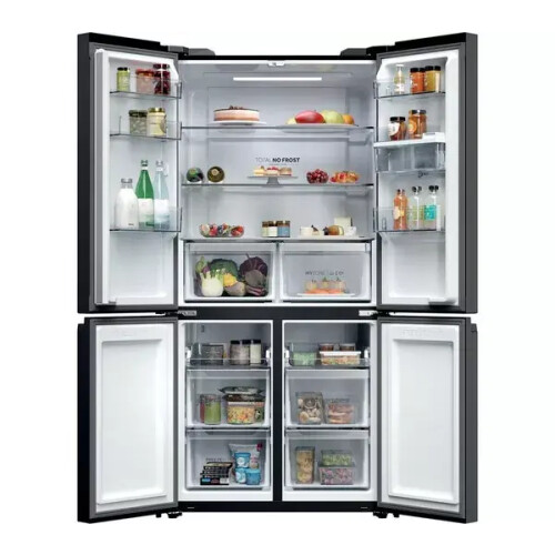 Haier Hcr39f19ewpt Vrijstaande Amerikaanse Koel- Vriescombinatie - No Frost Technologie - Humidity Zone - 624 Liter Inhoud - 190 Cm | Nieuw (outlet)