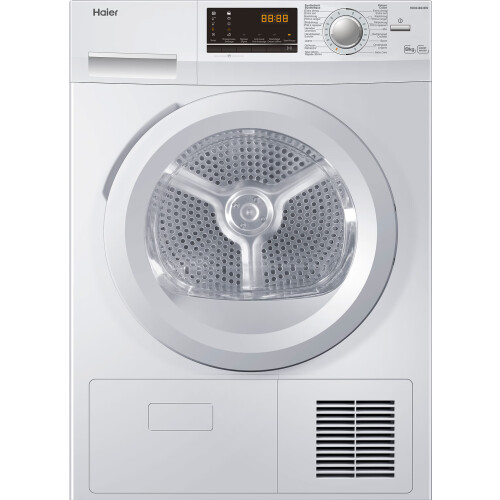 Haier Hd80-b636w - Condensdroger - 8 Kg - Uitgestelde Start - Energieklasse B | Nieuw (outlet)