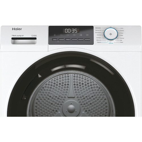 Haier Hd80-e929e - Warmtepompdroger - 8 Kg - 66 Db - Energieklasse E | Nieuw (outlet)