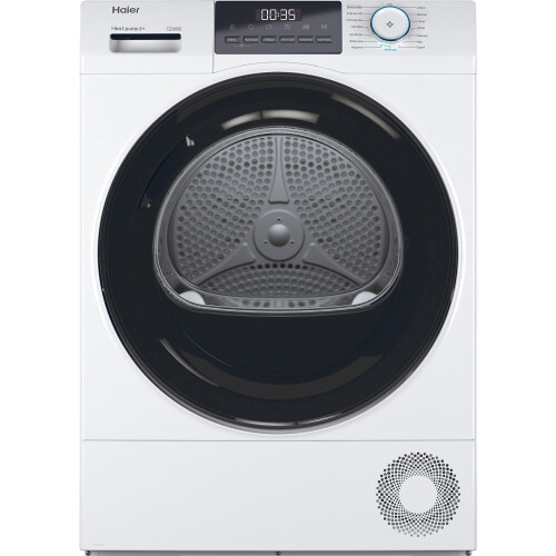 Haier Hd80-e929e - Warmtepompdroger - 8 Kg - 66 Db - Energieklasse E | Nieuw (outlet)