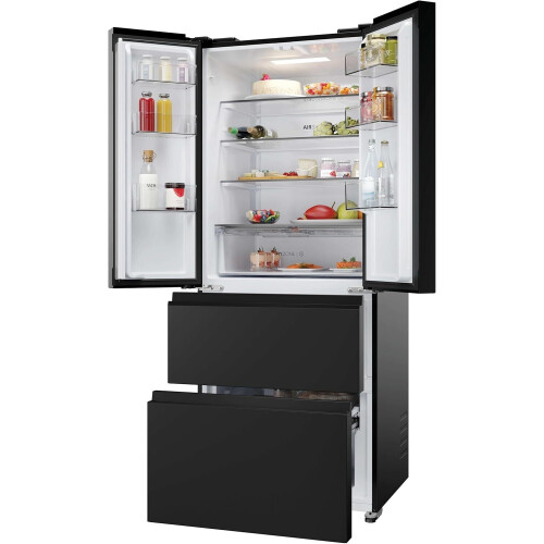 Haier Hfr3718enpt - Amerikaanse Koelkast - 177.5 Cm - 402l - No Frost - Zwart | Nieuw (outlet)