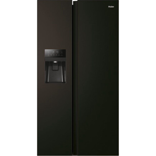 Haier HSR5918DIPB - Amerikaanse Koelkast - 511 liter - Water- en IJsdispenser - Clean Black Tweedehands