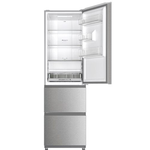 Haier Htr3518enmx - Koelvriescombinatie - 185 Cm - 303l - No Frost - Rvs | Nieuw (outlet)