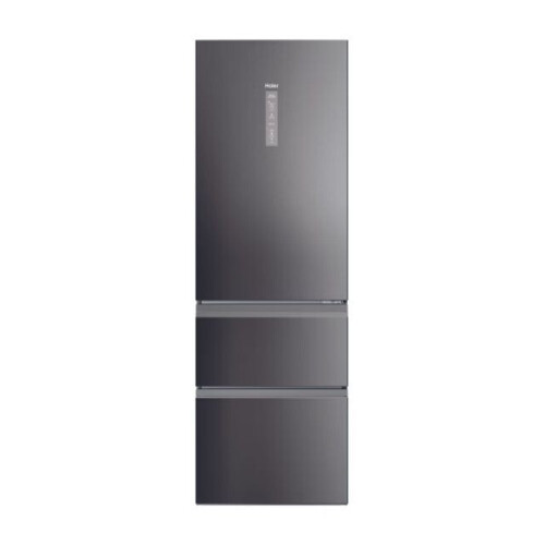 Haier HTW5618CNMP - Koelvriescombinatie - No frost - Zilver Tweedehands