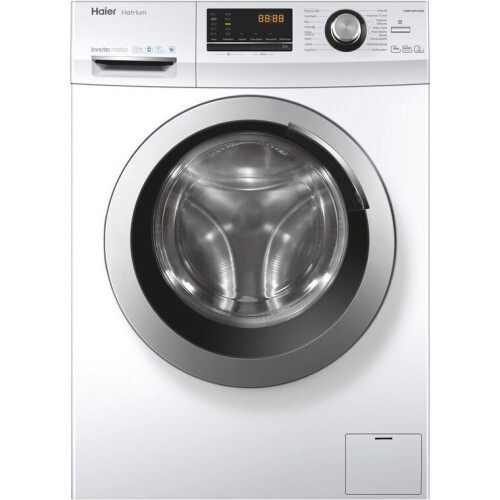 Haier HW80BP14636N - Wasmachine 8kg 1400t - Onbalans-controlesysteem - Wit Tweedehands