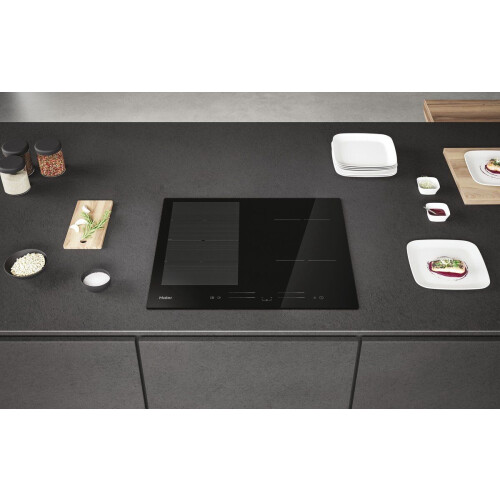Haier Series 4 HAFRSJ64MC - Inductiekookplaat - 4 Zones - Multislider Interface - Zwart