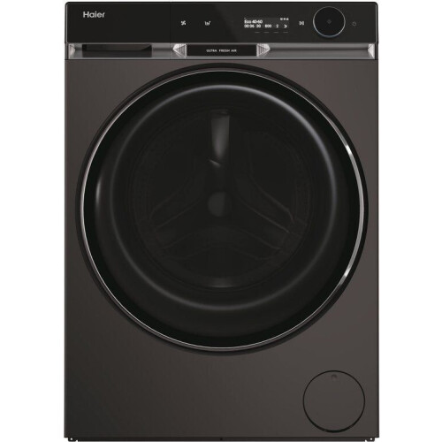 Haier HW100-BD14397PGUS - Wasmachine - 10 kg - Energieklasse A - Stoomfunctie - Antraciet Tweedehands