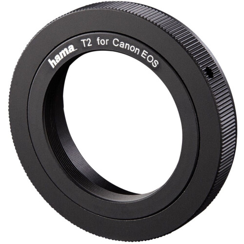 Hama 00030743 - Lensadapter - T2-Aansluiting voor Canon EOS - Zwart Tweedehands