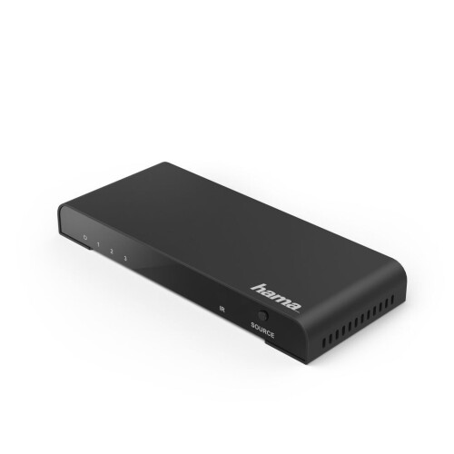 Hama 00121770 - HDMI™-keuzeschakelaar - 3 HDMI-ingangen - Zwart