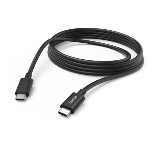 Hama 00201593 - USB-C naar USB-C kabel - 300cm - Snellaadkabel - Zwart Tweedehands