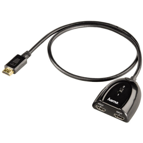 Hama HDMI schakelaar - HDMI switcher - HDCP compatible - Zwart Tweedehands