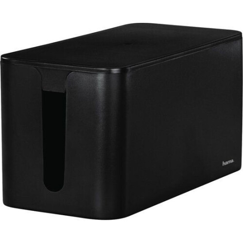 Hama opbergbox stekkerdoos mini - kabelopbergdoos - zwart