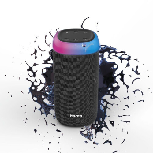 Hama Shine 2.0 - Bluetooth-luidspreker - Spatwaterdicht IPX4 - 12 uur accuduur - 30W muziekvermogen - True-Wireless-stereo (1 stuk) Tweedehands