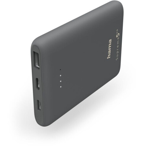 Hama Supreme 5HD - Powerbank 5000mAh - Snel opladen - Klein en licht