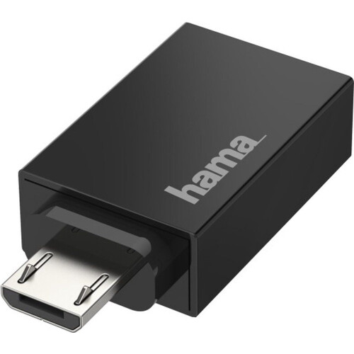 Hama USB-OTG-adapter, micro-USB-stekker - USB-aansluiting, USB 2.0, 480 Mbit/s Tweedehands