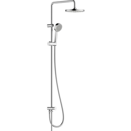 Hansa Basic - Doucheset 55380130 - Drukschakelaar - Chroom