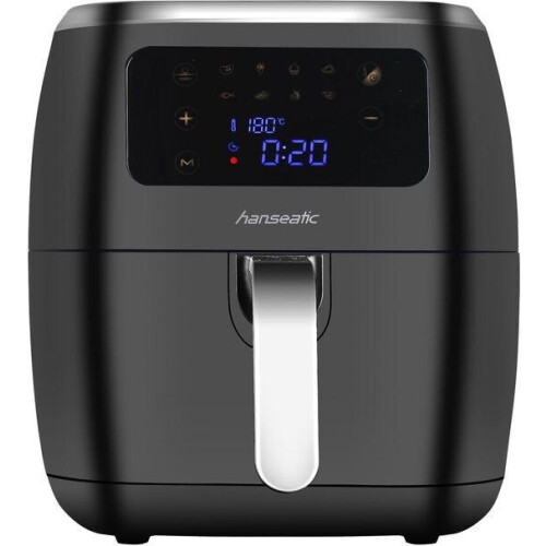 Hanseatic - airfryer XXL - HFH1800-6BD - 1800 W - Zwart