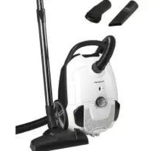 Hanseatic Stofzuiger met Stofreservoir HBVC80012WMC - Superstil - 12 Meter Actieradius - Verstelbare