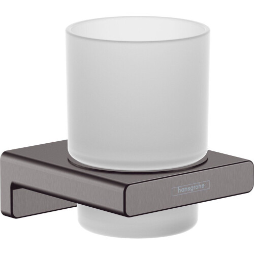 Hansgrohe AddStoris - Tandenborstelhouder - Wandmontage - Geborsteld zwart chroom