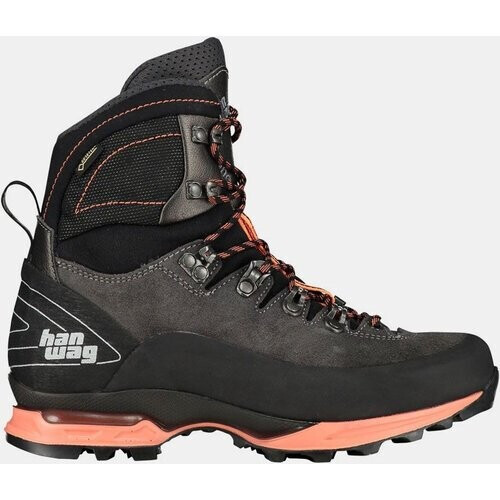 Hanwag Alverstone Lady GTX Bergschoenen Dames Donkergrijs/Zalmroze Tweedehands