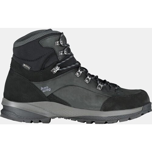 Hanwag Banks StraightFit Extra GTX Wandelschoenen Zwart/Donkergrijs Tweedehands