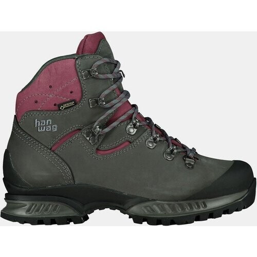 Hanwag Tatra II Lady GTX Bergschoenen Dames Donkergrijs/Donkerrood Tweedehands