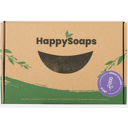 Happy Soaps Blooming Lavender Giftbox Paars Tweedehands