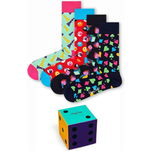 Happy Socks Game Night - Sokken Gift Box - Maat 36-40 - (4 paar) Tweedehands