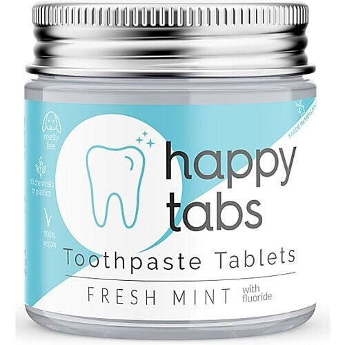 Happy Tabs Tandpasta Tabletten Munt fluoride Tweedehands