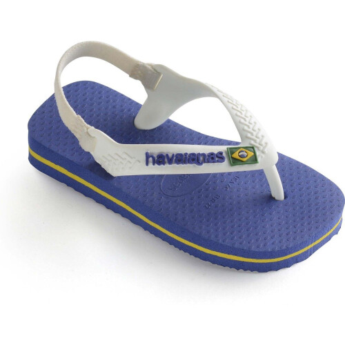 Havaianas Baby Brasil Logo - Slippers - Slingback bandjes - Marine Blue - Maat 23/24
