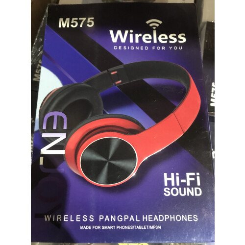 Hbs Wireless M575 Wireless M575 – Bluetooth Over-ear Koptelefoon Met Hi-fi Geluid – Rood | Nieuw (outlet)
