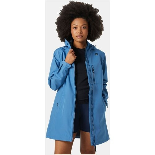 Helly Hansen Belfast Long Jas Dames Middenblauw Tweedehands