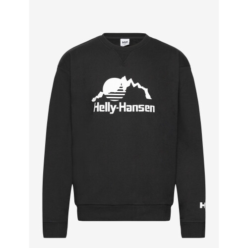 Helly Hansen Yu Crew Sweater 2.0 - Maat L - Black Tweedehands