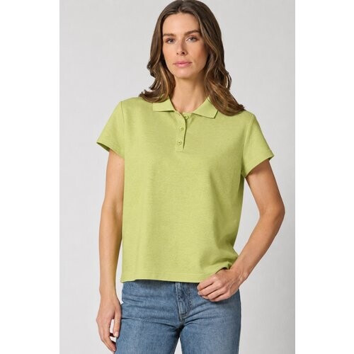 Hempage dames vegan Poloshirt Dames Bamboo Groen Tweedehands