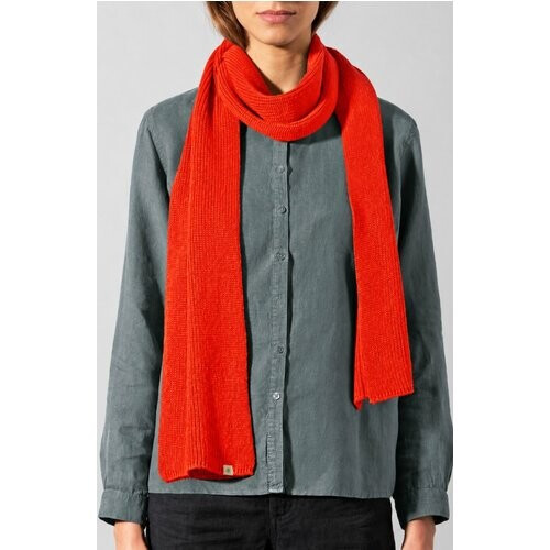 Hempage dames vegan Sjaal Monochrome Baksteenrood Tweedehands