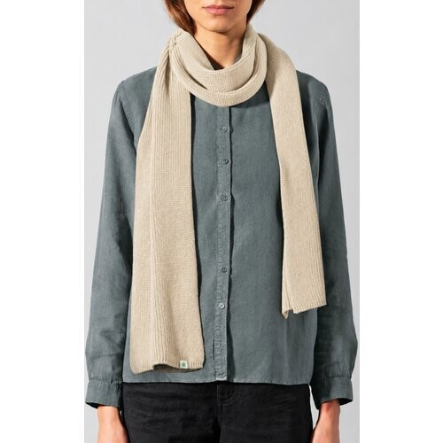 Hempage dames vegan Sjaal Monochrome Gobi Beige Tweedehands