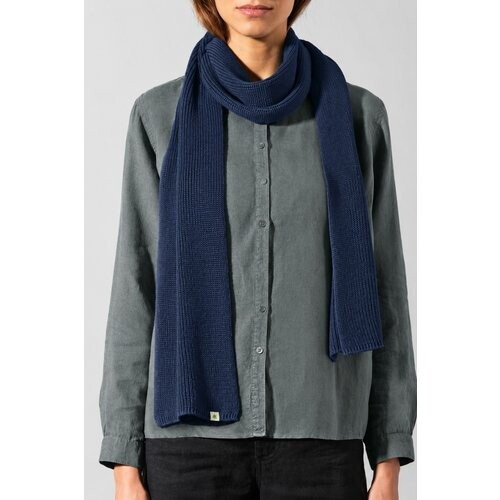 Hempage dames vegan Sjaal Monochrome Marineblauw Tweedehands