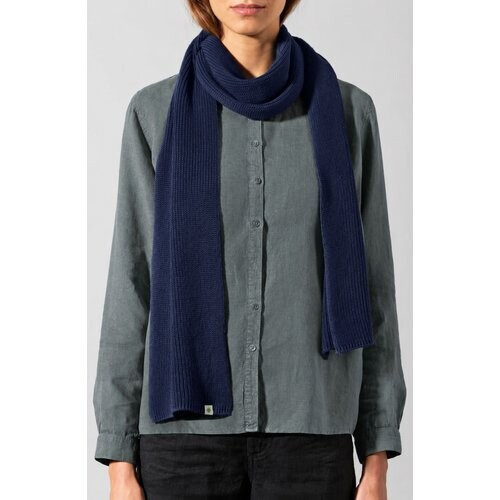 Hempage dames vegan Sjaal Monochrome Night Navy Tweedehands