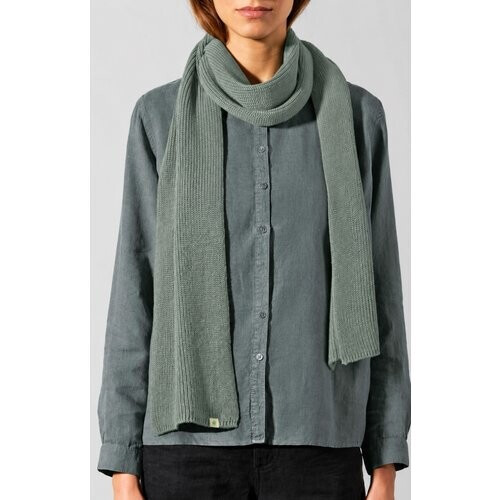 Hempage dames vegan Sjaal Monochrome Tijmgroen Tweedehands