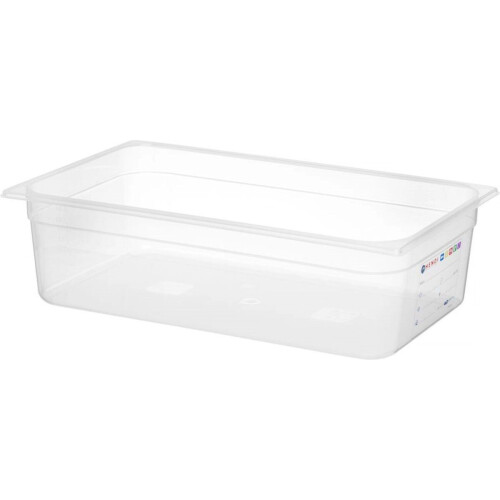 HENDI GN 1/1 - Gastronorm bak - 21L - temperatuurbestendig - transparant