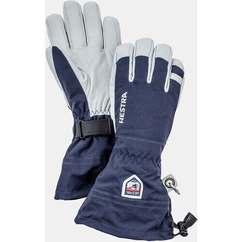 Hestra Army Leather Heli Ski 5F Handschoen Lichtbruin/Blauw Tweedehands