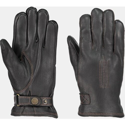 Hestra Deerskin Lamb Fur Lined Handschoen Zwart Tweedehands