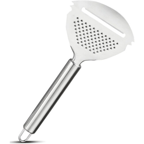 HI NATURE™ Kaasschaven - Multifunctionele Kaasschaaf / Kaasrasp Set - RVS Handrasp - Voor Jonge&Oude Kaas - Vaatwasserbestendig - Zilver Tweedehands