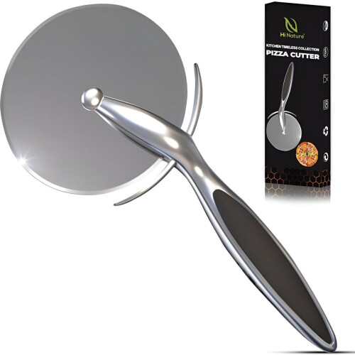 HI NATURE™ Pizzasnijder - Pizzames - Robuust&Scherp Wiel - Vaatwasserbestendig Tweedehands