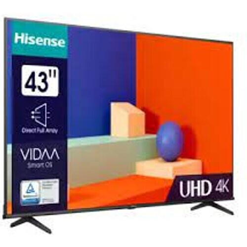 Hisense 43a6kt - 43 Inch - 4k Led - 60 Hz - Smart Tv - Vidaa | Nieuw (outlet) Tweedehands