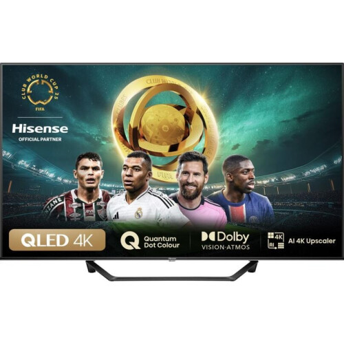 Hisense 43a7nqt 4k Qled Smart Tv - Game Mode Plus-functie - Dolby Vision & Hdr10 | Nieuw (outlet)