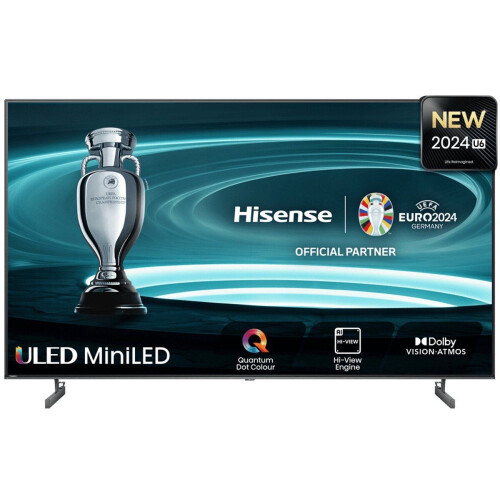 Hisense 55U6NQ - Ultra HD TV - Mini-LED Quantum Dot Color Dolby Vision Dolby Atmos - Zwart (2024)